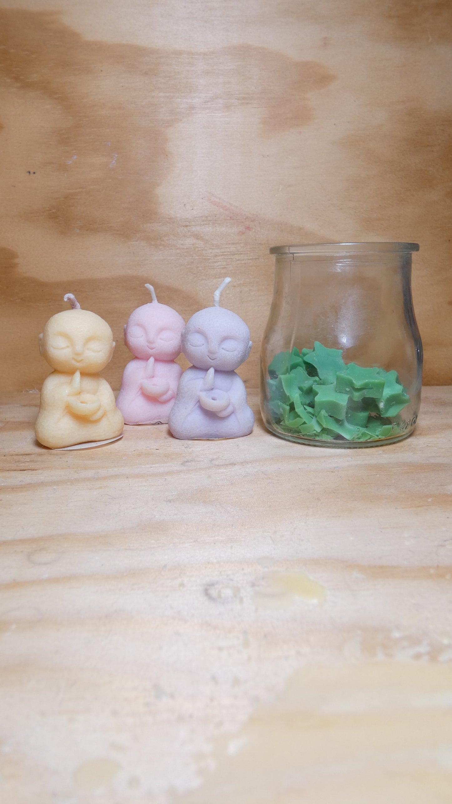 Pack d'espelmes de 3 Monjos