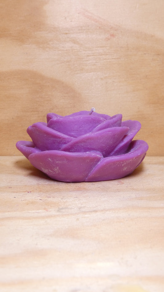 Espelma Rosa gran morada