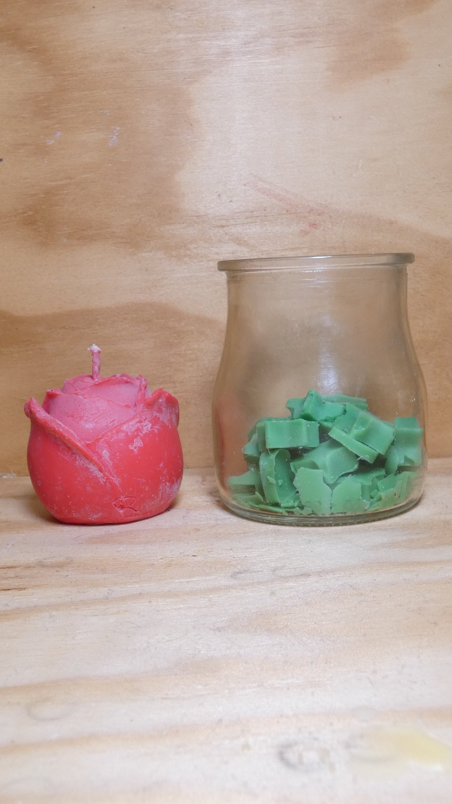 Espelma ROSA petita vermella