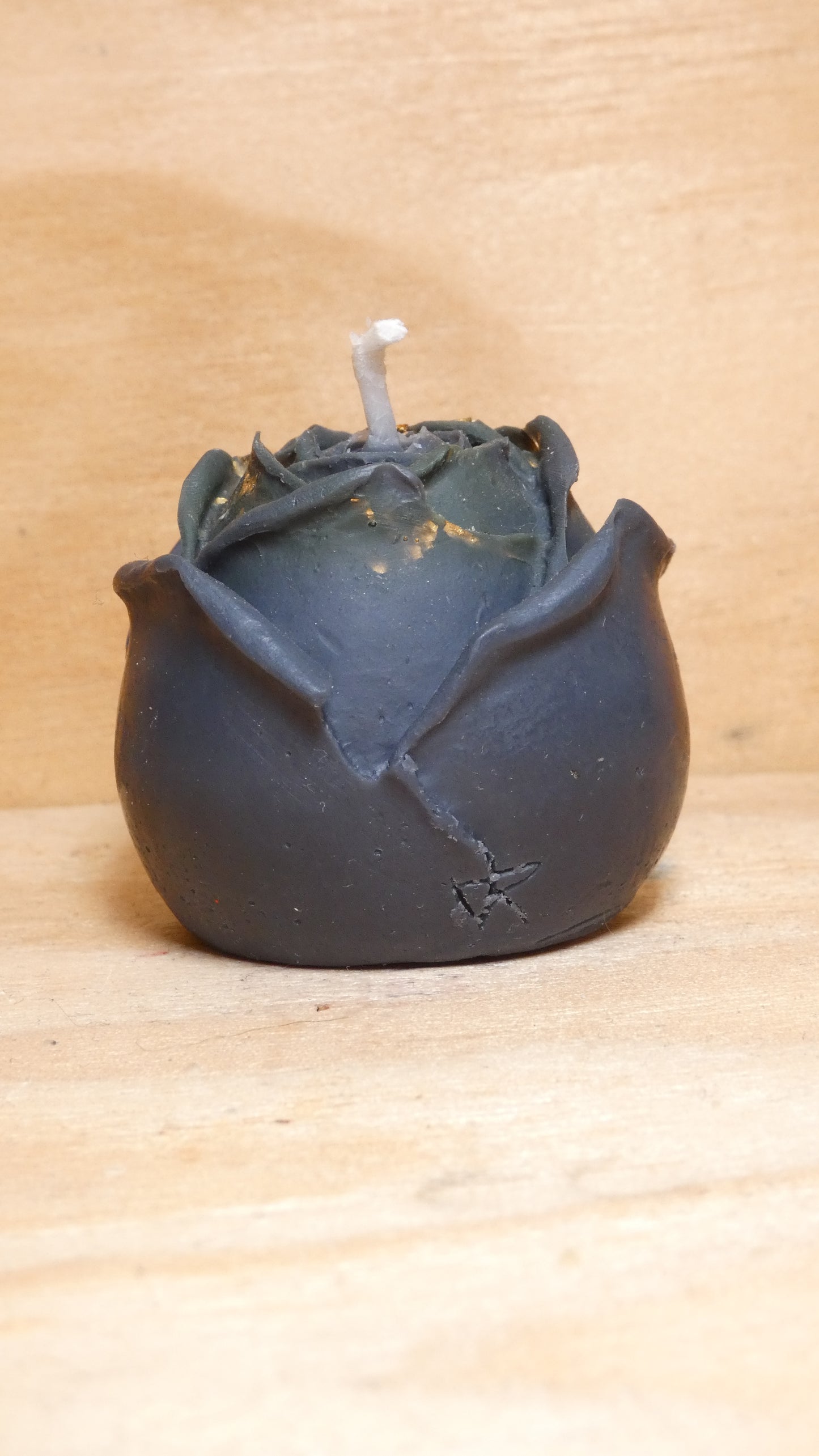 Espelma ROSA petita negre