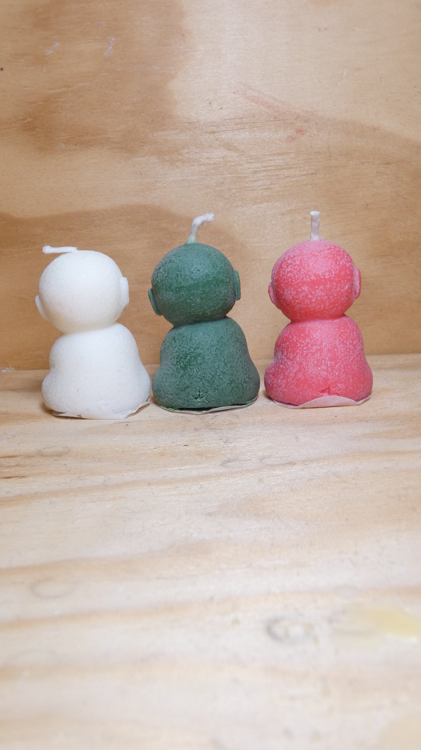 Pack d'espelmes de tres monjos