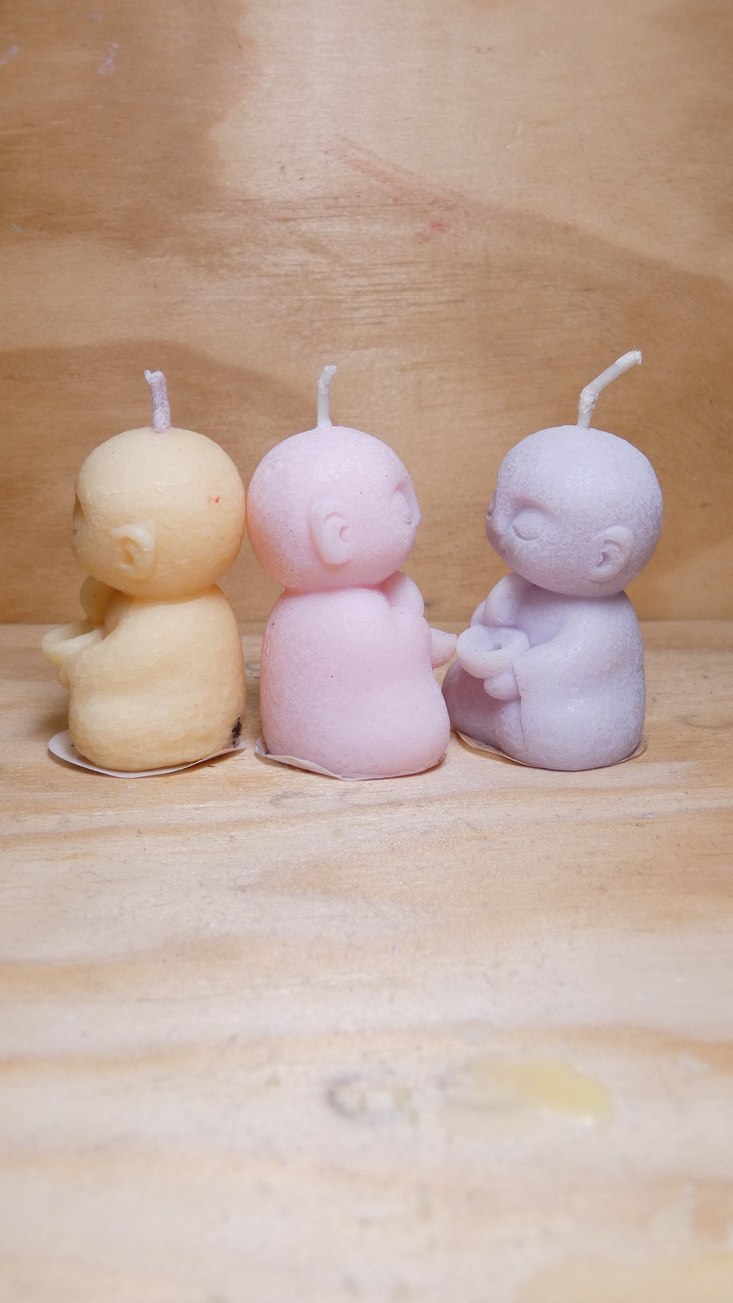 Pack d'espelmes de 3 Monjos