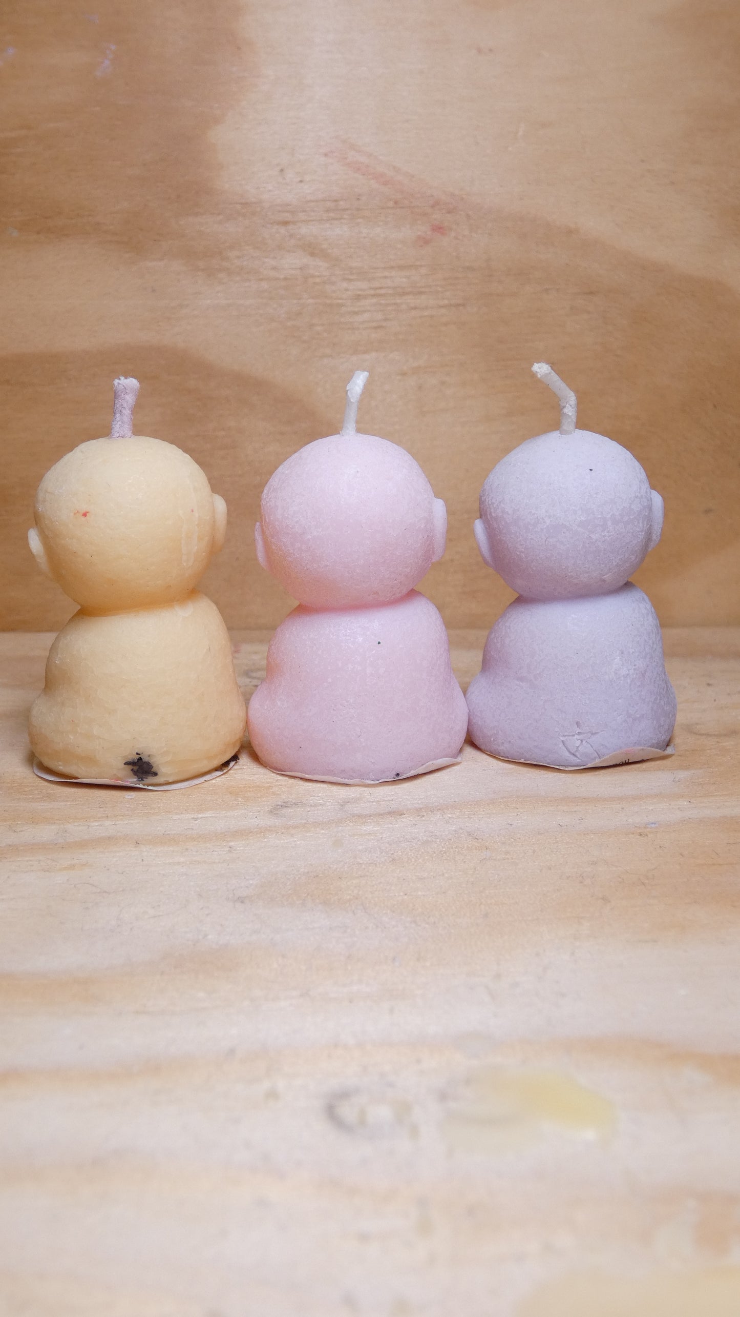 Pack d'espelmes de 3 Monjos