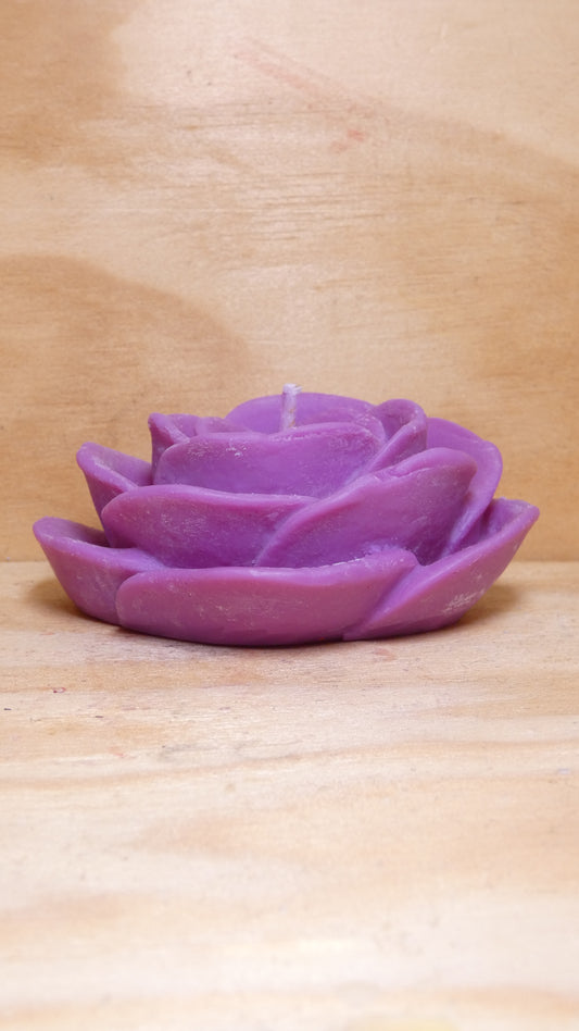 Espelma Rosa gran morada