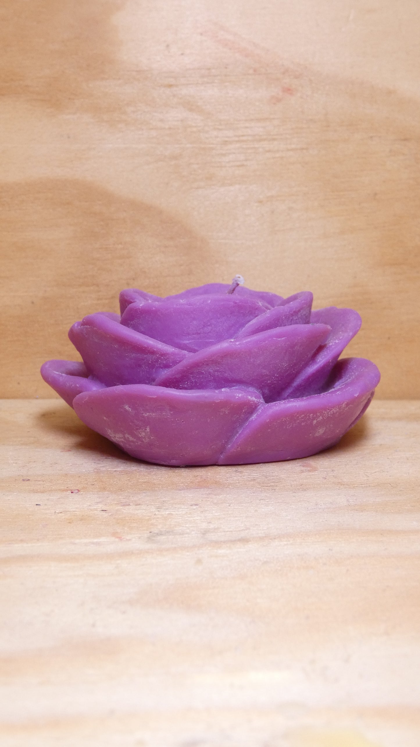 Espelma Rosa gran morada