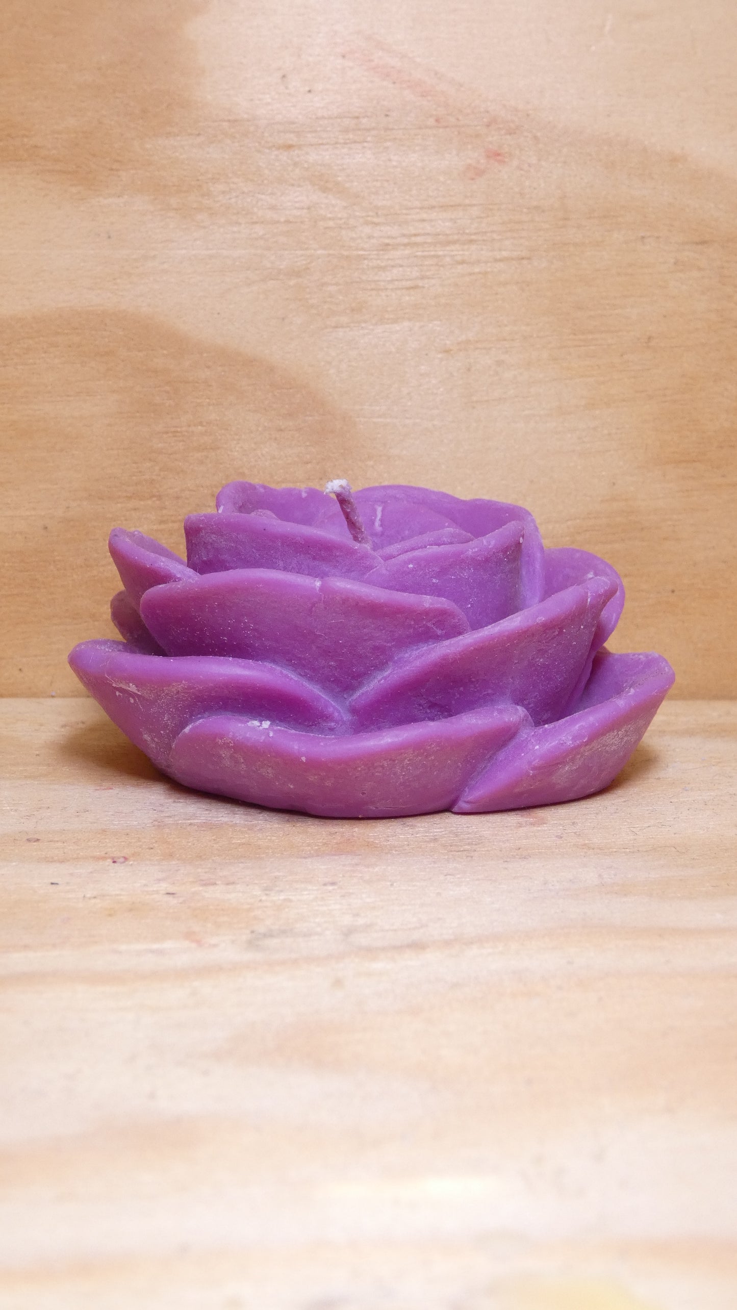 Espelma Rosa gran morada