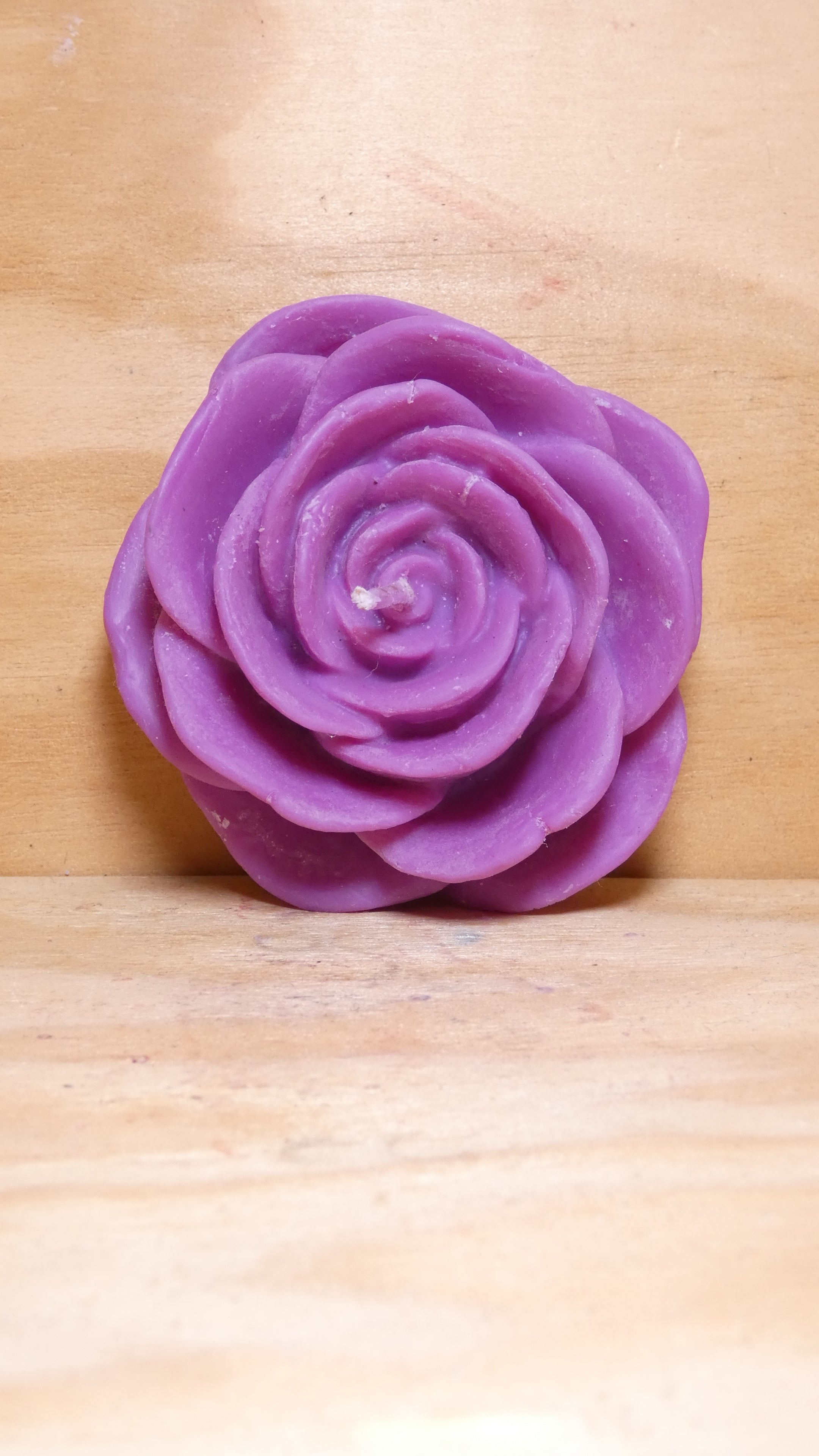 Espelma Rosa gran morada