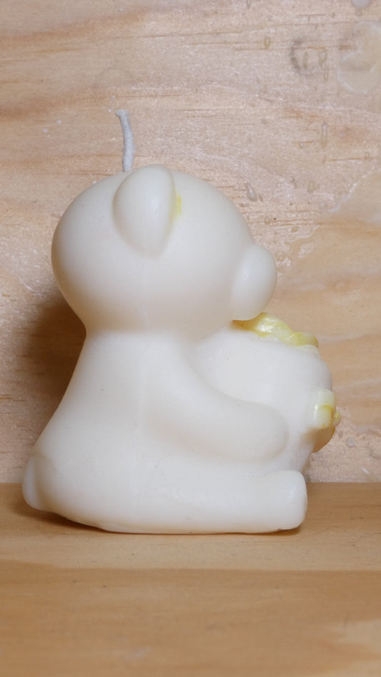 Espelma os amb rosa blanc