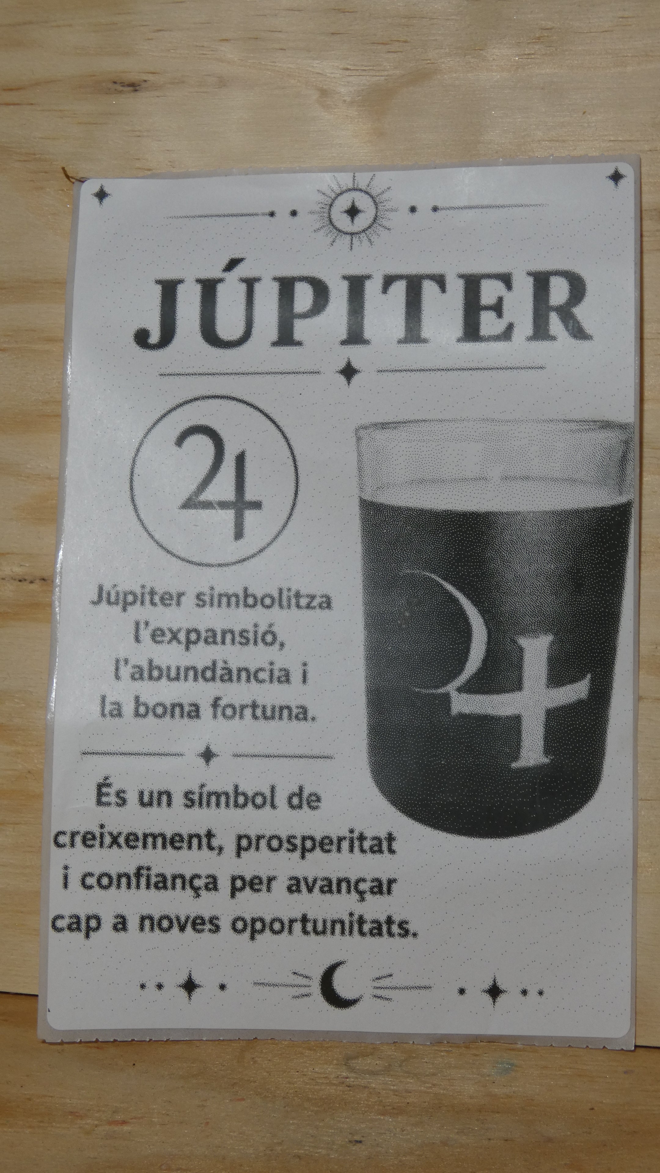 Espelma Ritual de Júpiter